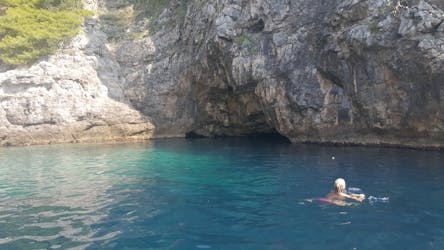 Ilhas Elaphiti e excursão de mergulho com snorkel na caverna azul saindo de Dubrovnik